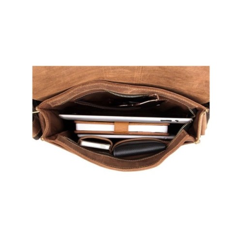 Сумка Vintage У вінтажному стилі Коричнева (14231)