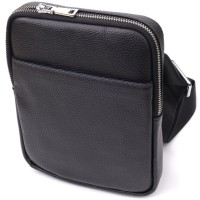 Сумка Vintage З натуральної шкіри Чорна (22862)