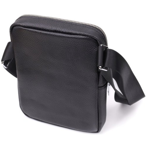 Сумка Vintage З натуральної шкіри Чорна (22862)