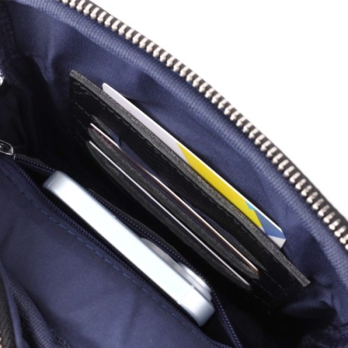 Сумка Vintage З натуральної шкіри Чорна (22862)