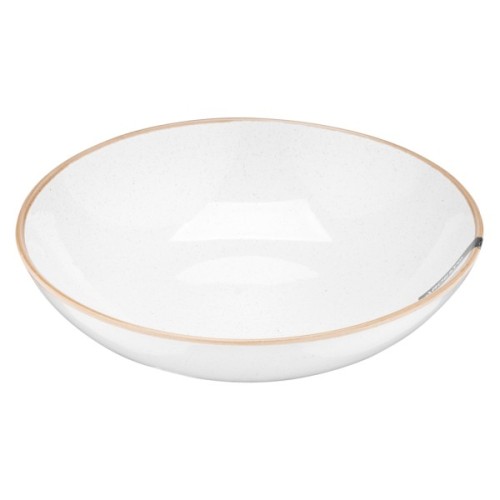 Тарілка Ardesto Apulia, 820мл, 20.8см, кераміка, білий (AR2921AW)