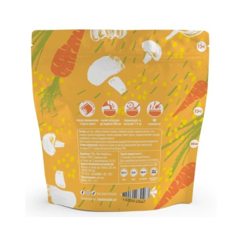Їжа швидкого приготування Food Mission Кус-кус з овочами 100 г (fm.30467)