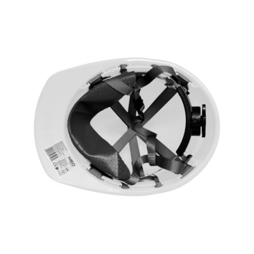 Каска захисна Neo Tools пластик ABS, пряжка для регулювання, біла (97-221)
