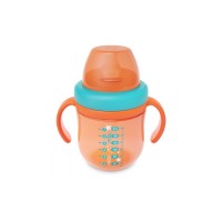 Поїльник-непроливайка Baboo із силіконовим носиком Marine 200 мл Помаранчева (90599)