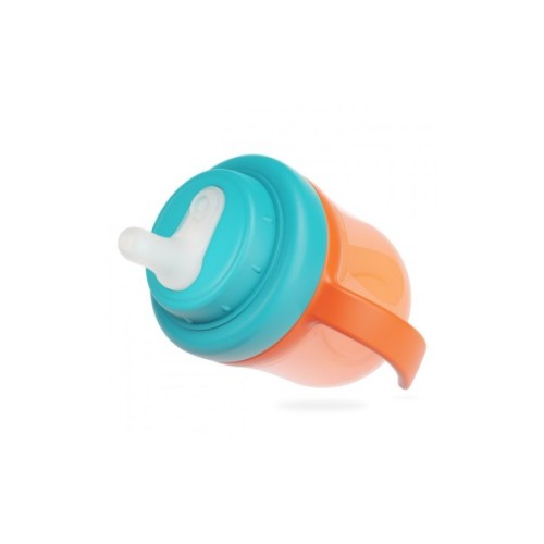 Поїльник-непроливайка Baboo із силіконовим носиком Marine 200 мл Помаранчева (90599)