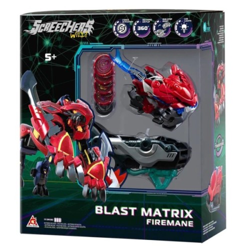 Трансформер Screechers Wild ! S5 L2 - Файермен (EU686122)