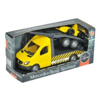 Спецтехніка Tigres Mercedes-Benz Sprinter евакуатор з лафетом (жовтий) (39741)