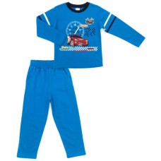 Піжама дитяча Bimbi утеплена з машиною (1816-128B-blue)