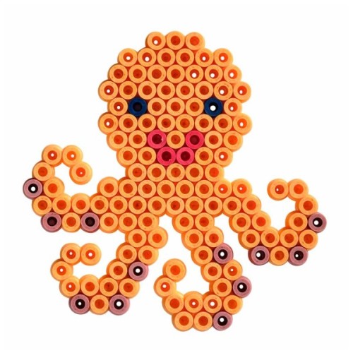 Набір для творчості Hama Midi Середній набір-сортер 9 600 шт намистин 12 кольорів, термомозаїка (HM-2096)