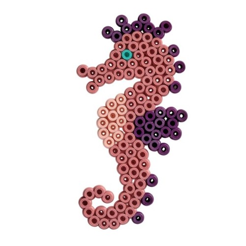 Набір для творчості Hama Midi Середній набір-сортер 9 600 шт намистин 12 кольорів, термомозаїка (HM-2096)