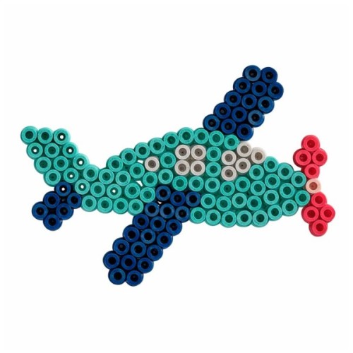 Набір для творчості Hama Midi Середній набір-сортер 9 600 шт намистин 12 кольорів, термомозаїка (HM-2096)