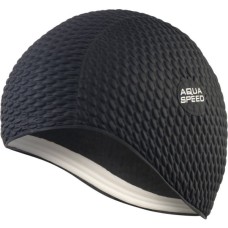 Шапка для плавання Aqua Speed Bombastic Junior 9881 чорний Діт OSFM (5908217698810)