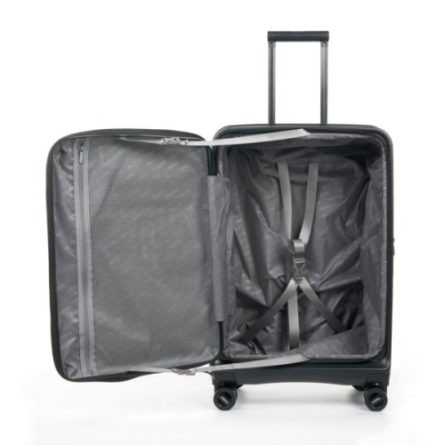 Валіза Bagland середня 72 л чорна (1140621765)