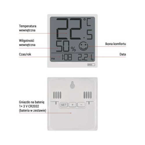 Термо-гігрометр EMOS E0522