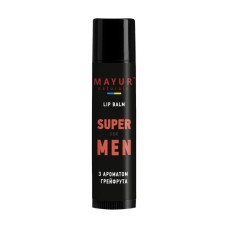 Бальзам для губ Mayur Super For Men Для чоловіків З ароматом грейпфрута 5 г (4820230955309)