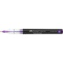Ролер Faber-Castell Free Ink rollerball, колір чорнила фіолетовий, 1,5 мм, одноразовий (31341)