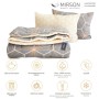 Ковдра MirSon Набір бавовняний Зима №3047 Color Fun Line Geometry ковдра 2 (2200004843056)