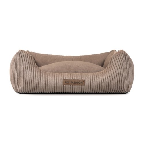 Лежак для тварин Pet Fashion DEVID 62х50х19 см пісочний (4823082444496)