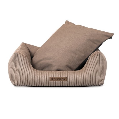 Лежак для тварин Pet Fashion DEVID 62х50х19 см пісочний (4823082444496)