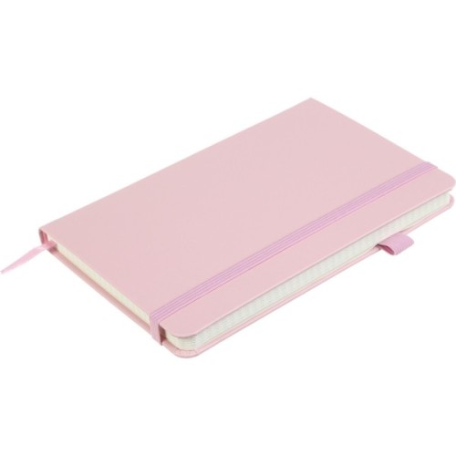 Книга записна Buromax Etalon 125x195 мм 96 листів без лінівки обкладинка зі штучної шкіри Рожева (BM.291060-10)