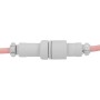 Дата кабель USB-C + USB A to USB-C 1.36m Coiled Aviator pink Keychron (CAB15_KEYCHRON)