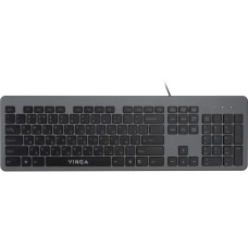 Клавіатура Vinga KB735 black-grey