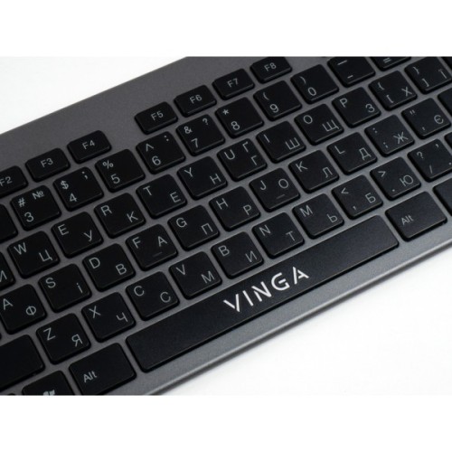 Клавіатура Vinga KB735 black-grey