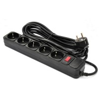 Мережевий фільтр живлення Patron EXT-PN-SP-16510 10m Black (EXT-PN-SP-16510)