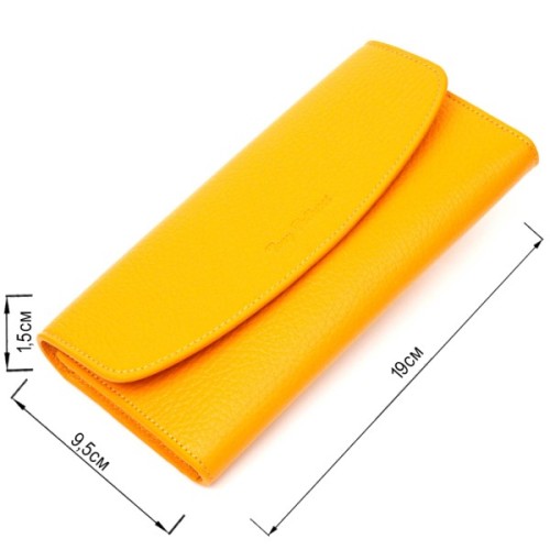 Гаманець Tony Bellucci З натуральної шкіри Жовтий (21978)