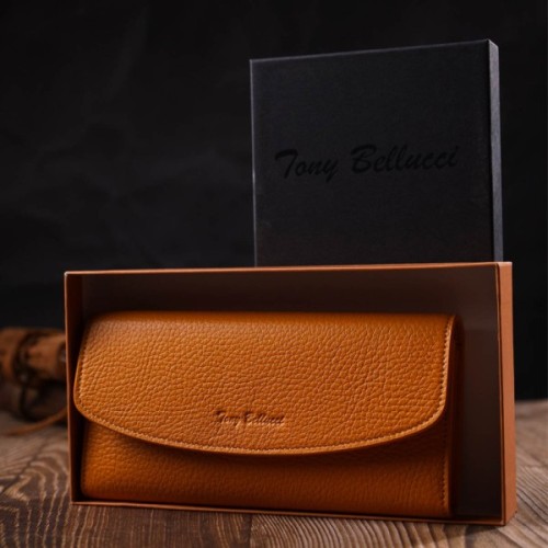 Гаманець Tony Bellucci З натуральної шкіри Жовтий (21978)