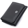 Гаманець ST Leather З натуральної шкіри Чорний (22722)