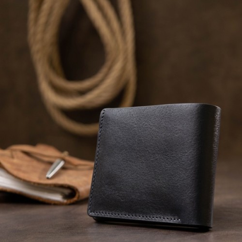 Портмоне Grande Pelle Шкіряне Синє (11552)