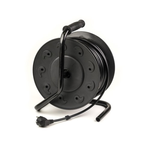 Мережевий подовжувач PowerPlant 50 м, 3x2.5мм2, 16А, (JY-2002/50) (PPRA16M50S4L)