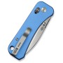 Ніж Weknife Banter 2, Blue Aluminum, Satin (WE23075-1)