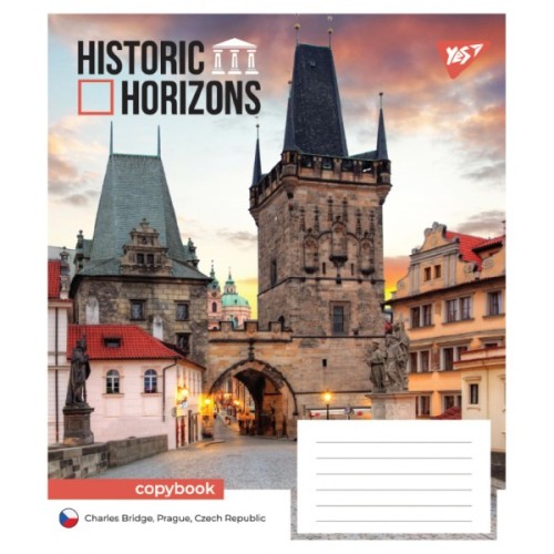 Зошит Yes Historic Horizons А5 96 аркушів клітинка (767889)