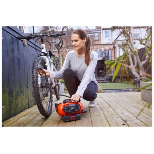 Автомобільний компресор Black&Decker Li-Ion, 18V, (без АКБ та ЗП) (BDCINF18N)