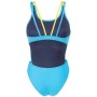 Купальник Arena Swimsuit Tech Multi Solid 008054-820 блакитний, жовтий 42 (3468337740124)