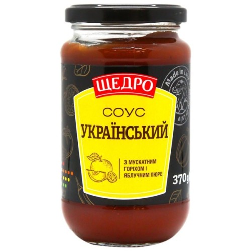 Соус Щедро Український 370 г (4823097414163)