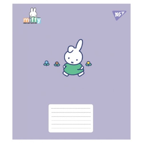 Зошит Yes Miffy Playfull А5 12 аркушів коса лінія (767633)
