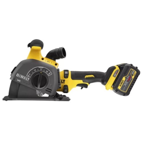 Штроборіз DeWALT 54V XR FLEXVOLT Li-lon, диск 125х22.23 мм, 2x6Ah, TSTAK (DCG200T2)