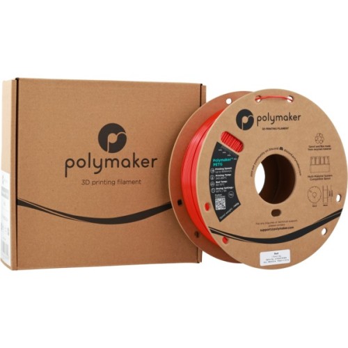 Пластик для 3D-принтера Polymaker PETG 1,75mm 1kg RED (PB05004)