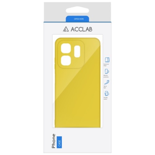 Чохол до мобільного телефона ACCLAB Silicone Case Infinix Smart 9 Yellow (1283126601316)