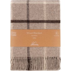 Плед Ardesto Leonardo Alpina 100% вовна, бежевий 140x200 см (ART0702LM)