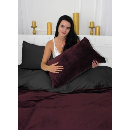Постільна білизна MirSon Велюр Winter Delicate 28-0065 Ipomoea King Size (2200004035611)