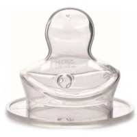 Соска Suavinex силіконова, анатомічна, серед. потік, 0-6 міс (300866)