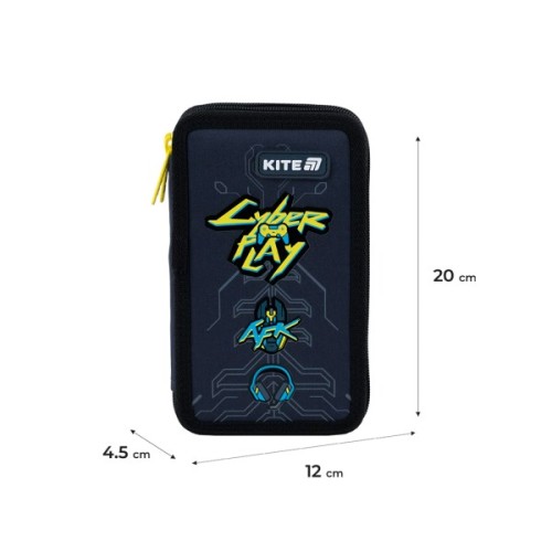 Пенал Kite 623 Cyber, 2 відділення (K25-623-4)