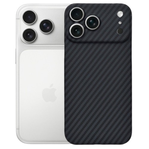 Чохол до мобільного телефона BeCover FIBRA Carbonite MagSafe Apple iPhone 17 Pro Black (715409)
