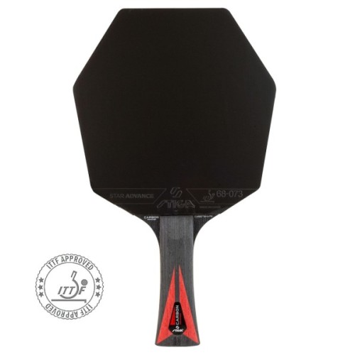 Ракетка для настільного тенісу Stiga Carbon Advance Cybershape FL (1215-1101-35) (932356)