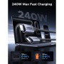 Дата кабель USB-C to USB-C 1.0m 240W 480Mbps braided black Ugreen (85973)