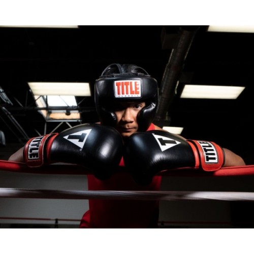 Боксерський шолом Title Classic Full Coverage Training Headgear 2.0 Black M (CPHGF2 M BK)